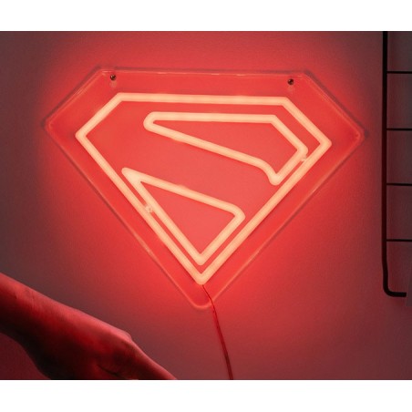 SUPERMAN LOGO LED NEON LIGHT WALL MONTABLE