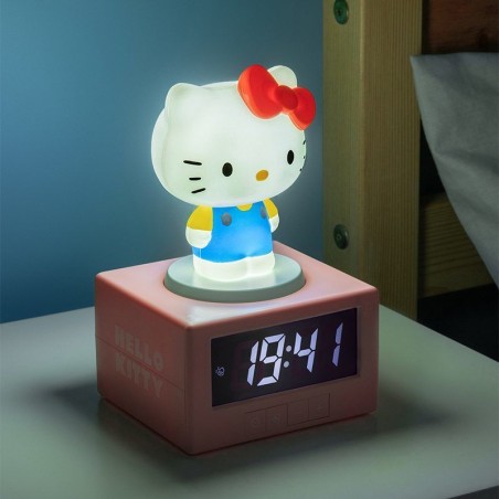 HELLO KITTY ICON ALARM CLOCKS NIGHT LIGHT
