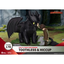 D-STAGE DRAGON TRAINER TOOTHLESS & HICCUP STATUA FIGURE DIORAMA BEAST KINGDOM