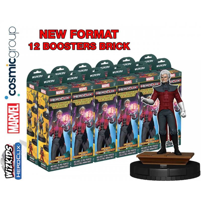 MARVEL COMICS HEROCLIX COLLECTOR'S TROVE 12X BOOSTER BRICK WIZKIDS MARVEL COMICS HEROCLIX COLLECTOR'S TROVE 12X BOOSTER BRICK WIZKIDS