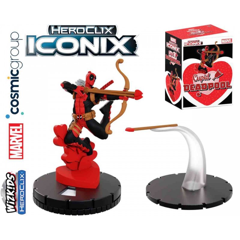 MARVEL COMICS HEROCLIX ICONIX DEADPOOL CUPID MINI FIGURE WIZKIDS MARVEL COMICS HEROCLIX ICONIX DEADPOOL CUPID MINI FIGURE WIZKIDS