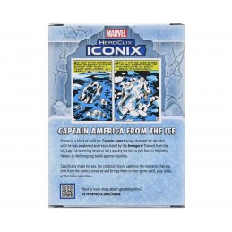WIZKIDS MARVEL COMICS HEROCLIX ICONIX CAPTAIN AMERICA FROM ICE 2X PVC MINI FIGURES