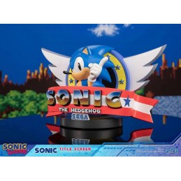 FIRST4FIGURES SONIC THE HEDGEHOG TITLE SCREEN STATUE RESIN FIGURE