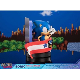 FIRST4FIGURES SONIC THE HEDGEHOG TITLE SCREEN STATUE RESIN FIGURE