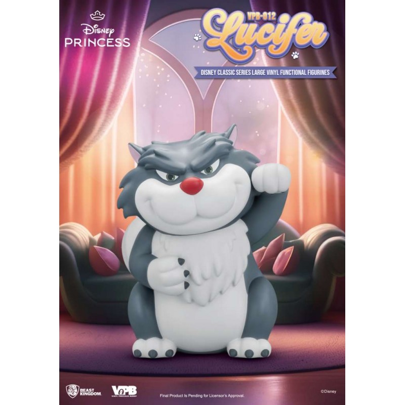 DISNEY PRINCESS LUCIFER LARGE VINYL PIGGY BANK STATUA FIGURE SALVADANAIO BEAST KINGDOM DISNEY PRINCESS LUCIFER LARGE VINYL PIGGY BANK STATUA FIGURE SALVADANAIO BEAST KINGDOM