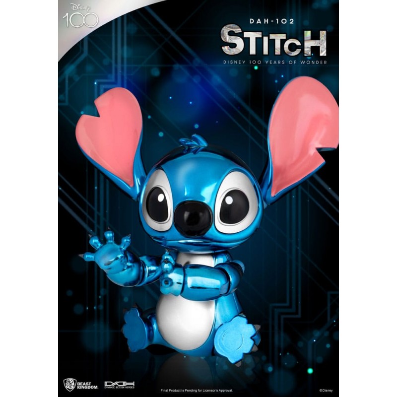 DISNEY 100 YEARS OF WONDER STITCH DAH-102 ACTION FIGURE BEAST KINGDOM DISNEY 100 YEARS OF WONDER STITCH DAH-102 ACTION FIGURE BEAST KINGDOM