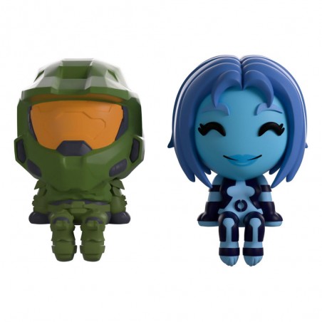 HALO MASTER CHIEF AND CORTANA MONITOR BUDDIEZ VINYL FIGURES