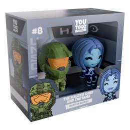 YOUTOOZ HALO MASTER CHIEF AND CORTANA MONITOR BUDDIEZ VINYL FIGURES