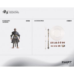 QUEEN STUDIOS COLLECTIBLES BLACK MYTH WUKONG THE DESTINED ONE STANDARD VERSION 1/12 SCALE PVC ACTION FIGURE