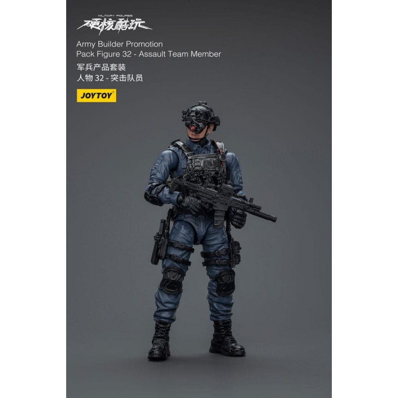 JOY TOY (CN) HARDCORE COLDPLAY ASSAULT TEAM MEMBER ARMY BUILDER PROMOTION PACK FIGURE 32 1/18 ACTION FIGURE