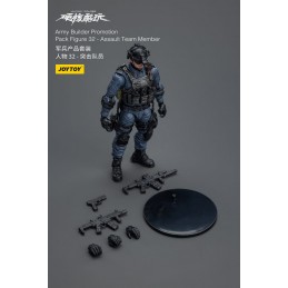 JOY TOY (CN) HARDCORE COLDPLAY ASSAULT TEAM MEMBER ARMY BUILDER PROMOTION PACK FIGURE 32 1/18 ACTION FIGURE