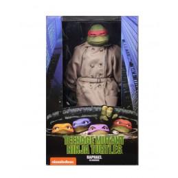 TEENAGE MUTANT NINJA TURTLES 1990 MOVIE RAFFAELLO DISGUISE 1/4 ACTION FIGURE NECA