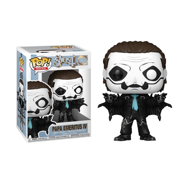 FUNKO FUNKO POP! ROCKS GHOST PAPA EMERITUS IV PVC BOBBLE HEAD FIGURE FUNKO FUNKO POP! ROCKS GHOST PAPA EMERITUS IV PVC BOBBLE HEAD FIGURE