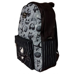 LOUNGEFLY THE NIGHTMARE BEFORE CHRISTMAS ALL OVER PRINT NYOL FULL SIZE BACKPACK