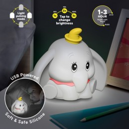 DISNEY DUMBO SQUISHYGLO SILICONE LAMPADA PALADONE PRODUCTS