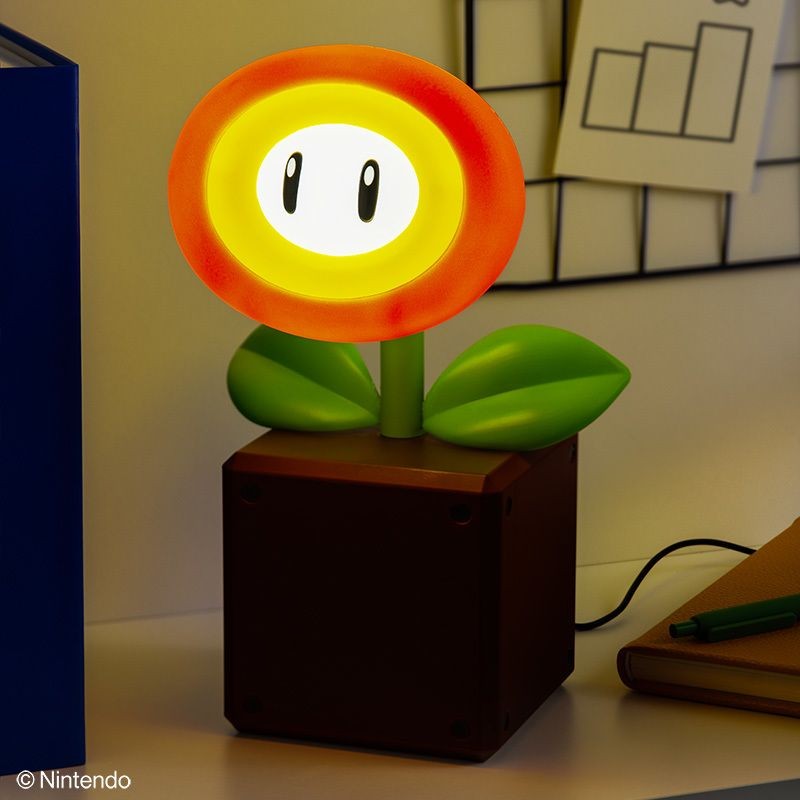 SUPER MARIO FIRE FLOWER LIGHT LAMPADA PALADONE PRODUCTS