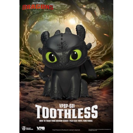 HOW TO TRAIN YOUR DRAGON TOOTHLESS PALM SIZE VYNIL BANK