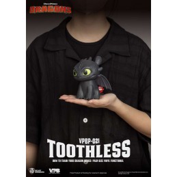 BEAST KINGDOM HOW TO TRAIN YOUR DRAGON TOOTHLESS PALM SIZE VYNIL BANK