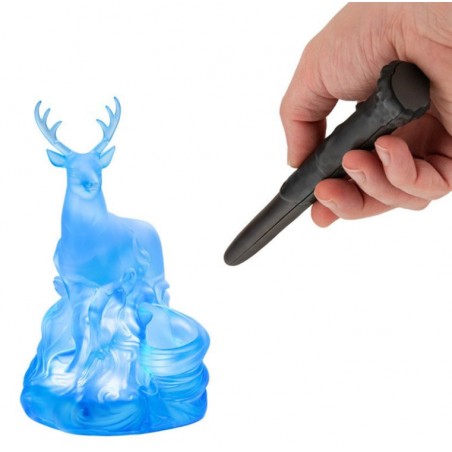 HARRY POTTER PATRONUS LIGHT LAMPADA CON BACCHETTA TELECOMANDO