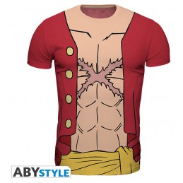 ONE PIECE LUFFY NEW WORLD TSHIRT L SIZE SLIM