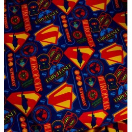 LOUNGEFLY SUPERMAN ALL OVER PRINT NYLON FULL SIZE BACKPACK