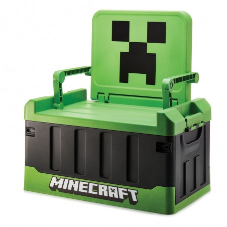 MINECRAFT STORAGE BOX WITH FOLDING CHAIR