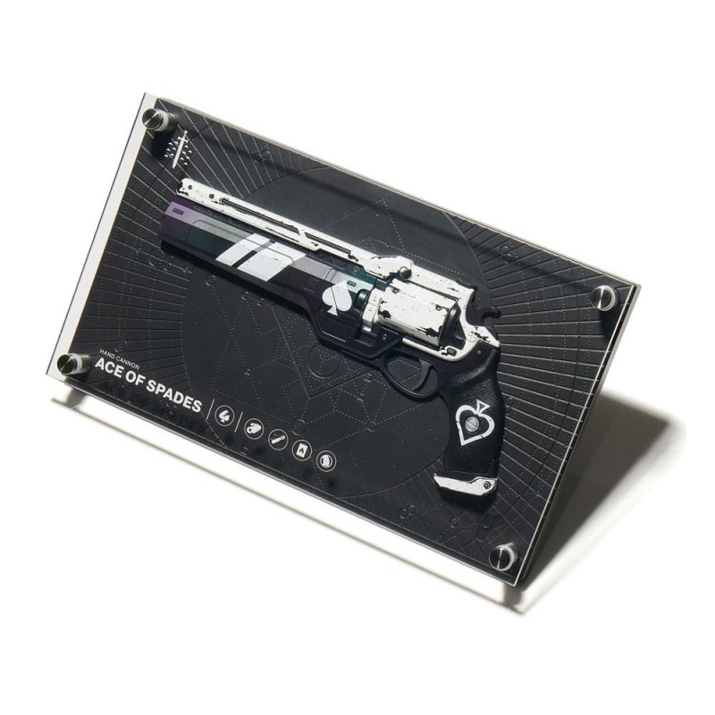 NUMSKULL DESTINY EXOTIC ARMORY ACE OF SPADES PLAQUE REPLICA 30CM