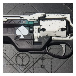DESTINY EXOTIC ARMORY ACE OF SPADES ORNAMENTO REPLICA 30CM NUMSKULL DESTINY EXOTIC ARMORY ACE OF SPADES ORNAMENTO REPLICA 30CM NUMSKULL