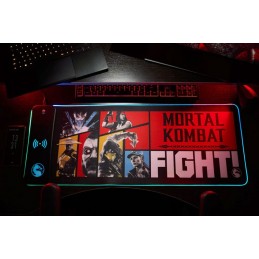 MORTAL KOMBAT MOUSEPAD LED CON CARICATORE TELEFONO NUMSKULL MORTAL KOMBAT MOUSEPAD LED CON CARICATORE TELEFONO NUMSKULL