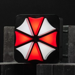 RESIDENT EVIL UMBRELLA CORPORATION LOGO 3D LAMPADA NUMSKULL RESIDENT EVIL UMBRELLA CORPORATION LOGO 3D LAMPADA NUMSKULL