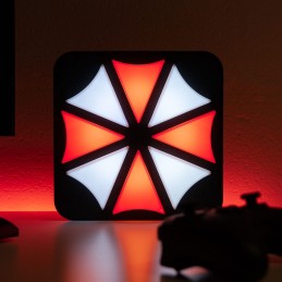 RESIDENT EVIL UMBRELLA CORPORATION LOGO 3D LAMPADA NUMSKULL RESIDENT EVIL UMBRELLA CORPORATION LOGO 3D LAMPADA NUMSKULL