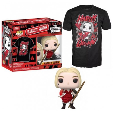 FUNKO POP! TEE HARLEY QUINN FIGURE E TSHIRT TAGLIA S
