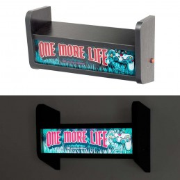 ONE MORE LIFE ARCADE LAMPADA MENSOLA GRUPO ERIK