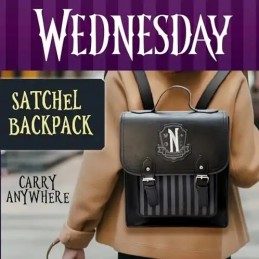 BLUE SKY STUDIOS WEDNESDAY NEVERMORE SATCHEL BACKPACK