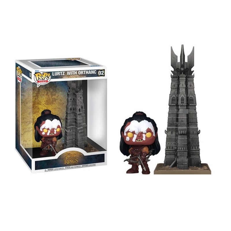 FUNKO POP! THE LORD OF THE RINGS LURTZ WITH ORTHANC BOBBLE HEAD FUNKO