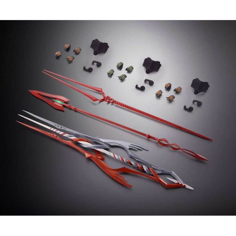 NEON GENESIS EVANGELION METAL BUILD 3 SPEARS SET WITH ANOTHER COLOR BANDAI NEON GENESIS EVANGELION METAL BUILD 3 SPEARS SET WITH ANOTHER COLOR BANDAI
