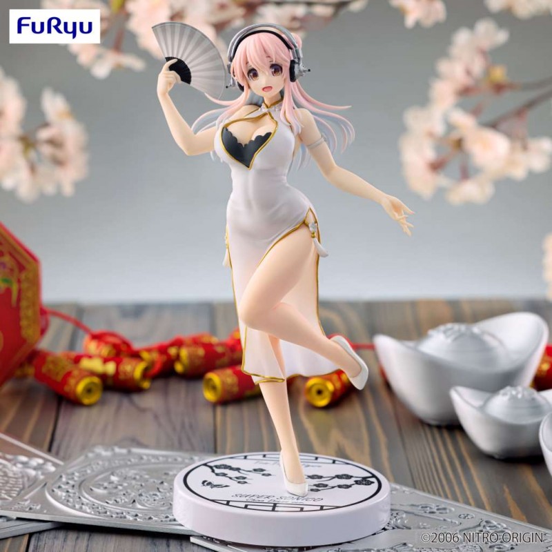 SUPER SONICO WHITE CHINA DRESS VER. TRIO-TRY-IT FIGURE STATUA FURYU SUPER SONICO WHITE CHINA DRESS VER. TRIO-TRY-IT FIGURE STATUA FURYU