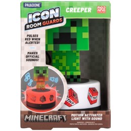 PALADONE PRODUCTS MINECRAFT CREEPER ICON ROOM GUARDS MOTION ACTIVATED LIGHT WITH SOUND PALADONE PRODUCTS MINECRAFT CREEPER ICON ROOM GUARDS MOTION ACTIVATED LIGHT WITH SOUND