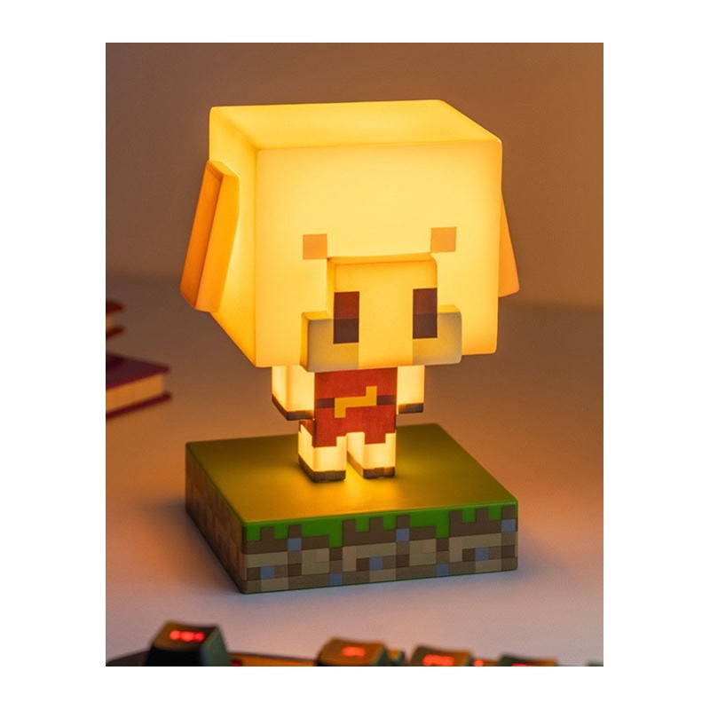 MINECRAFT 3D LAMP ICONS PIGLIN LIGHT LAMPADA FIGURE PALADONE PRODUCTS