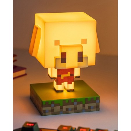 MINECRAFT 3D LAMP ICONS PIGLIN LIGHT FIGURE
