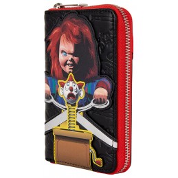 CHUCKY CLOWN PORTAFOGLIO ZIP DONNA LOUNGEFLY