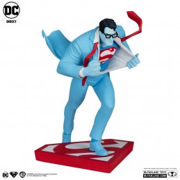 MC FARLANE DC DIRECT SUPERMAN RED AND BLUE BY CLAYTON HENRY RESIN STATUE FIGURE