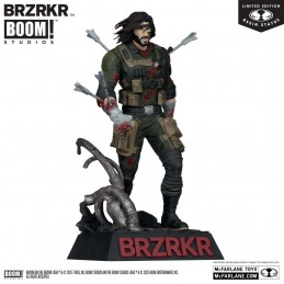 MC FARLANE BRZRKR B RESIN STATUE FIGURE