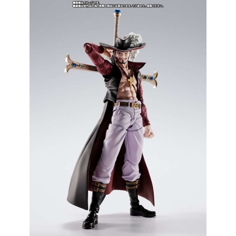 ONE PIECE DRAKUL MIHAWK HAWKEYE VER. S.H. FIGUARTS ACTION FIGURE BANDAI ONE PIECE DRAKUL MIHAWK HAWKEYE VER. S.H. FIGUARTS ACTION FIGURE BANDAI