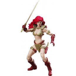 RED SONJA LIMITED GOLD AND RED EPIC H.A.C.K.S. ACTION FIGURE BOSS FIGHT STUDIO