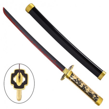 DEMON SLAYER TSUGIKUNI YORIICHI MINI BAMBOO KATANA REPLICA 45CM