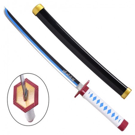 DEMON SLAYER GIYU TOMIOKA MINI BAMBOO KATANA REPLICA 45CM