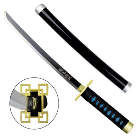 DEMON SLAYER MUICHIRO TOKITO MINI BAMBOO KATANA REPLICA 45CM