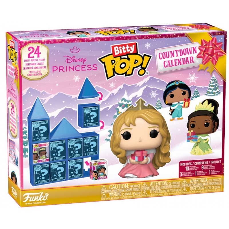 FUNKO BITTY POP! DISNEY PRINCESS 24 DAYS COUNTDOWN CALENDARIO FUNKO