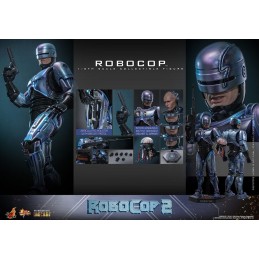 HOT TOYS ROBOCOP 2 MOVIE MASTERPIECE ROBOCOP DIECAST 1/6 30CM ACTION FIGURE